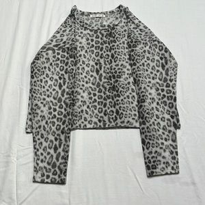 Cheetah Print Sweater